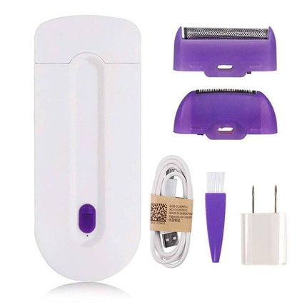 2-in-1 Painless Hair Removal & Epilator Device with Instant Sensor Light - Wnkrs