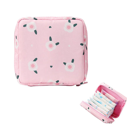 Ladies' Portable Sanitary Organizer – Tampon and Cosmetic Storage Bag