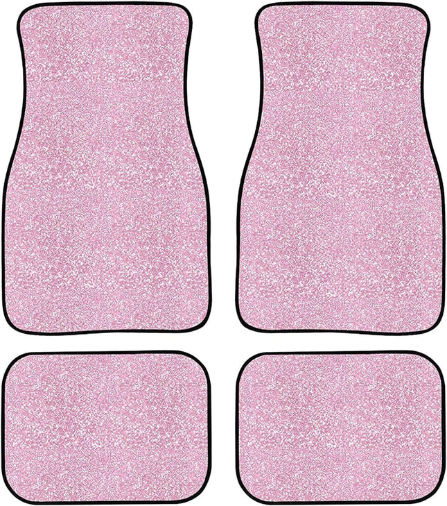 Pink Bling Print Universal Car Floor Mats - Wnkrs