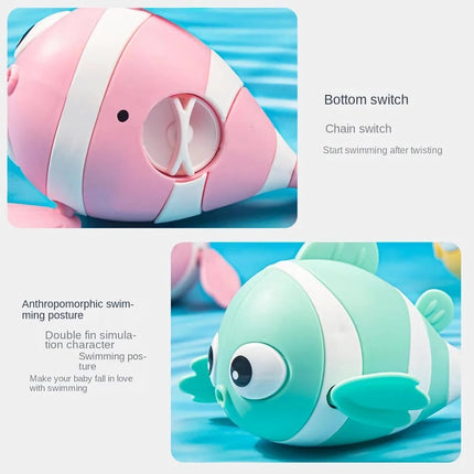 Baby Bath Wind-Up Swimming Fish Toy