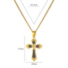 Oro y metal negro con gemas
