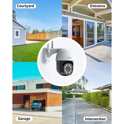 4MP High-Definition WiFi Security Camera with Color Night Vision & Motion Detection - Wnkrs