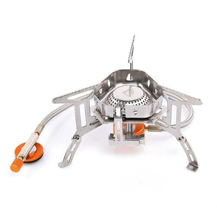 Compact Wind-Proof Camping Gas Burner for Outdoor Adventures - Wnkrs