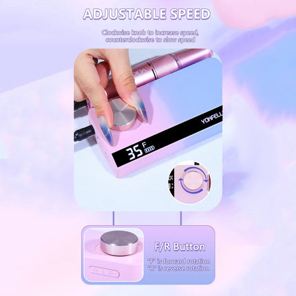 Rechargeable Nail Drill Manicure Machine - Wnkrs