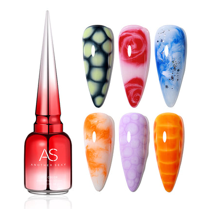 Esmalte en gel transparente Blooming de 15 ml