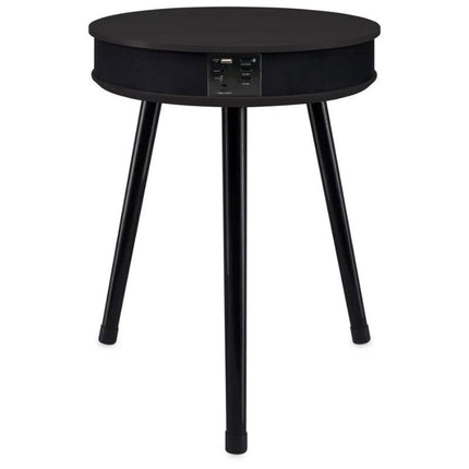 Modern Bluetooth Speaker End Table with USB Charging Port - Wnkrs