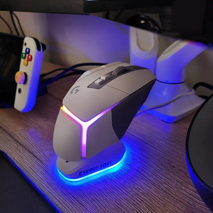 Wireless Gaming Mouse Charging Dock with RGB Indicator - Wnkrs