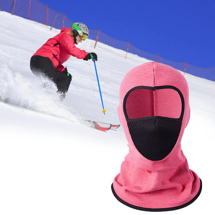 Winter Velvet Warm Breathable Ski Hood with Visor - Unisex Outdoor Cold Weather Gear - Wnkrs