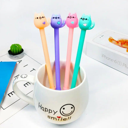 Kawaii Love Cat Gel Pens - Wnkrs