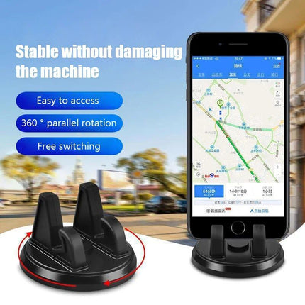 360° Rotatable Anti-Slip Car Phone Mount – Universal Dashboard GPS Holder - Wnkrs