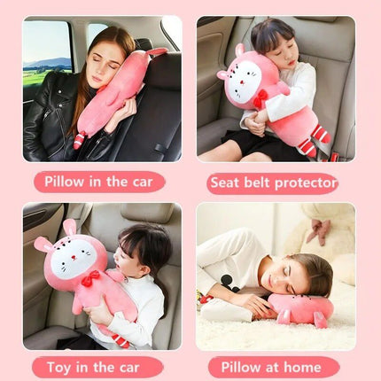 Unicorn Cat Kids Car Safety Belt Cushion - Wnkrs