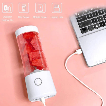 High-Speed Mini Portable Juicer - USB Electric Fruit Blender & Personal Food Processor - Wnkrs