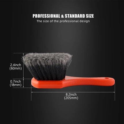 Effortless Wheel Cleaning Brush with Soft Bristles and Ergonomic Handle - Wnkrs