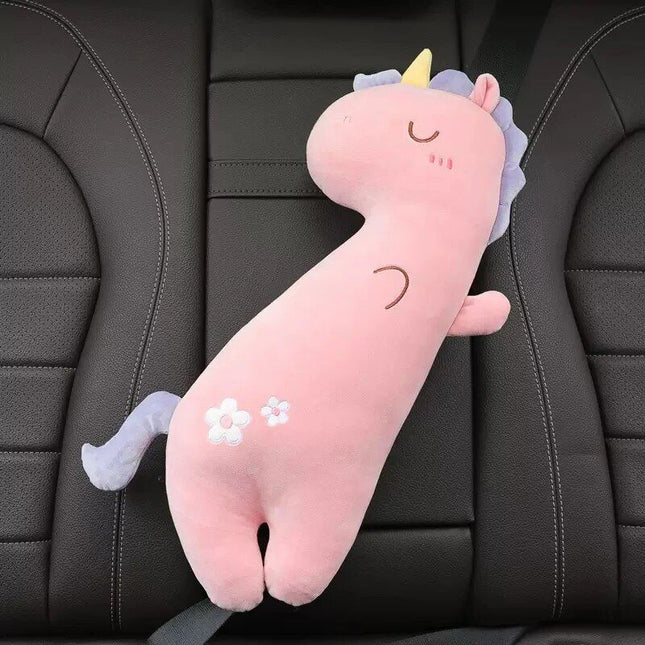 Unicorn Cat Kids Car Safety Belt Cushion - Wnkrs