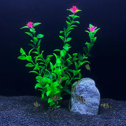 Plante aquatique de simulation d'aquarium de 30 cm de haut pour l'aménagement paysager d'un aquarium