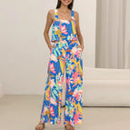 XL / Fleurs bleues