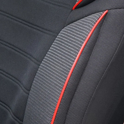 Fundas de asiento de coche de esponja universal de 4 mm con diseño 5D: se adaptan a la mayoría de los automóviles, camiones y SUV