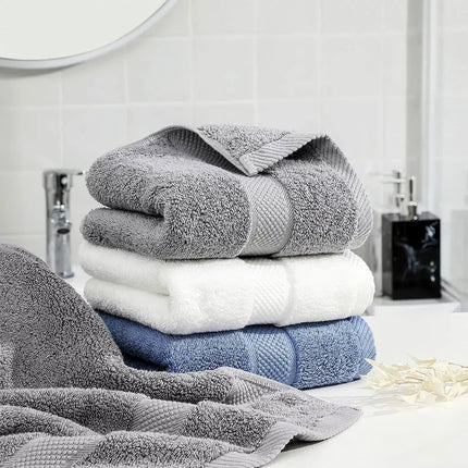 Serviette de toilette douce et absorbante en pur coton