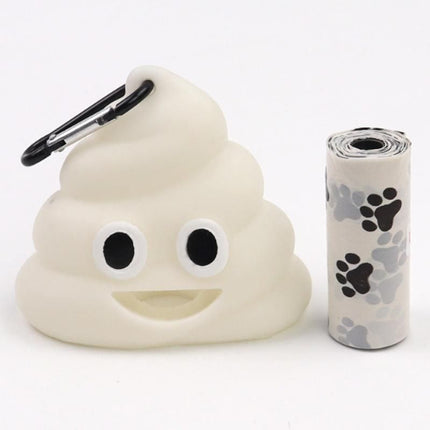 Compact & Playful Silicone Poop Bag Dispenser for Pets - Wnkrs