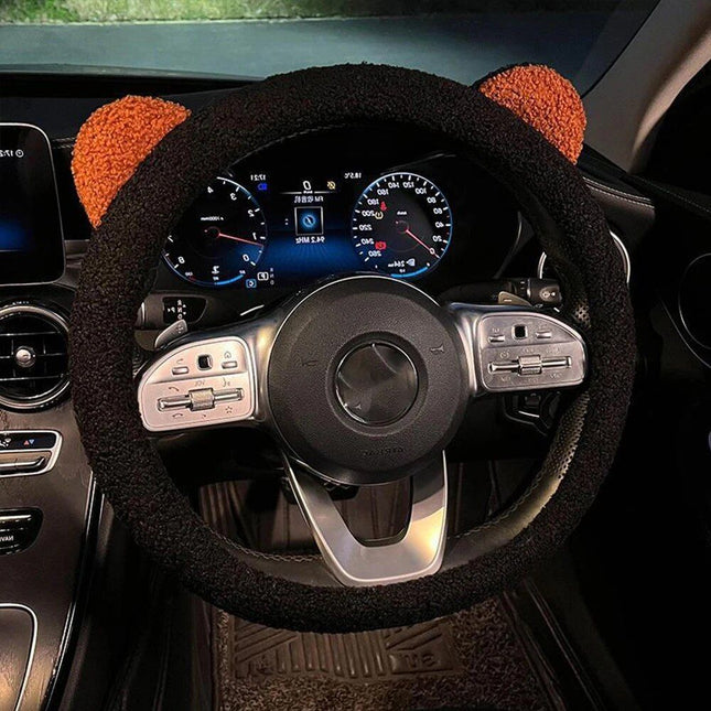 Plush Car Steering Wheel Cover - Wnkrs