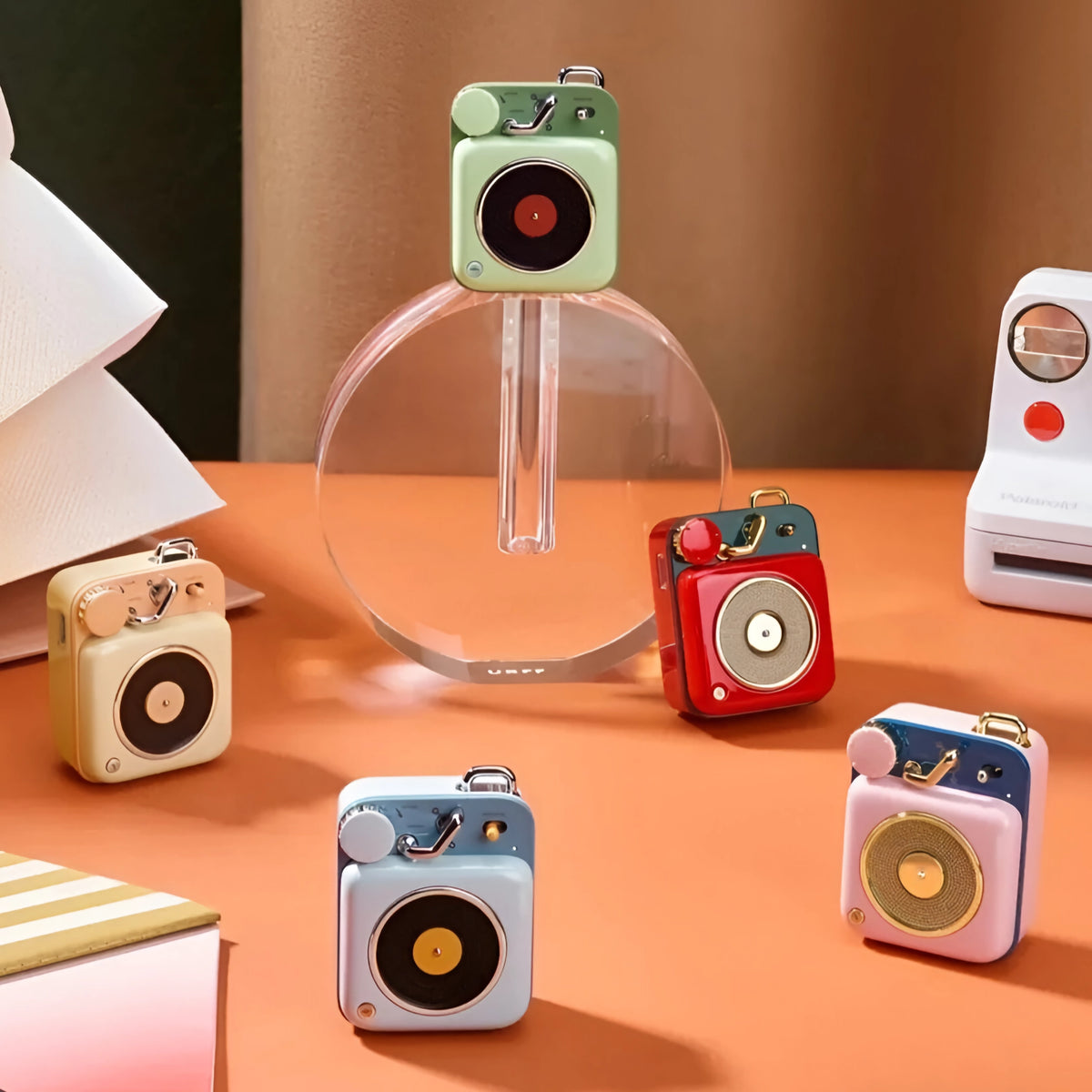 Retro Atomic Phonograph Bluetooth Wireless Speaker