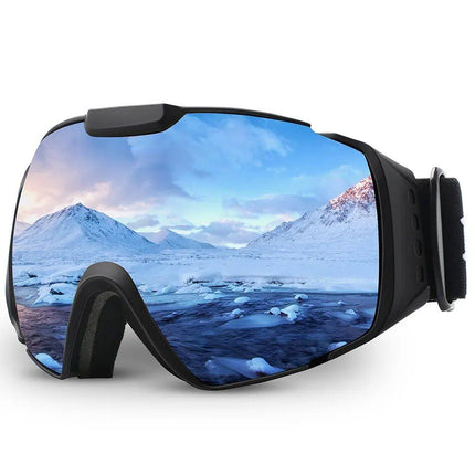 Multi-Purpose OTG Ski Goggles with Anti-Fog, UV Protection & Helmet Compatibility - Wnkrs