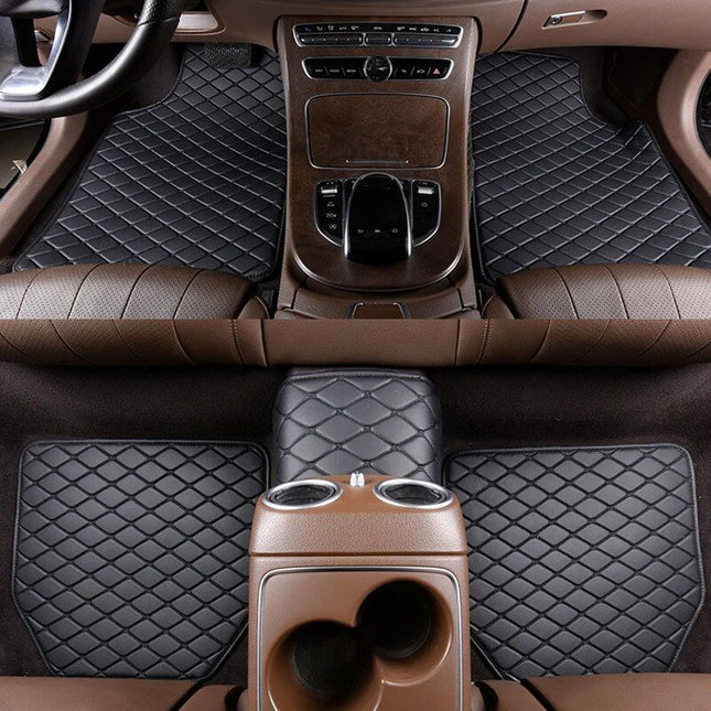 Universal PU Leather Car Floor Mats - Wnkrs