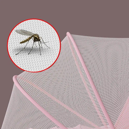 Foldable Baby Mosquito Net Canopy: Cartoon-Designed Protection for Infants - Wnkrs