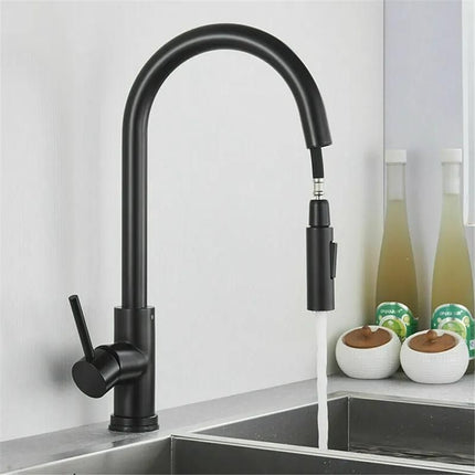 Kitchen Faucet with Pull-Out Sprayer - Wnkrs