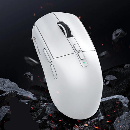 Wireless Tri-Mode Gaming Mouse with RGB Charging Base and Macro Support