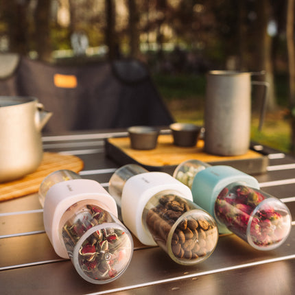 Recipiente portátil para té y café para cocina al aire libre y camping