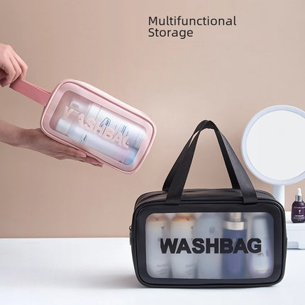 Bolsa de maquillaje de viaje impermeable de gran capacidad