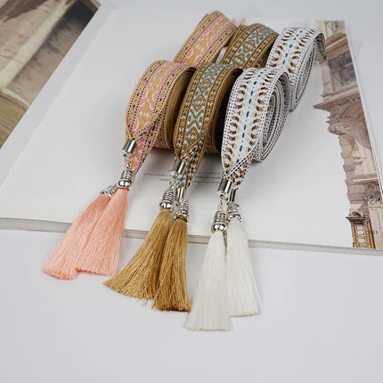 Boho Ethnic Chic Tassel Chain Waist Belt