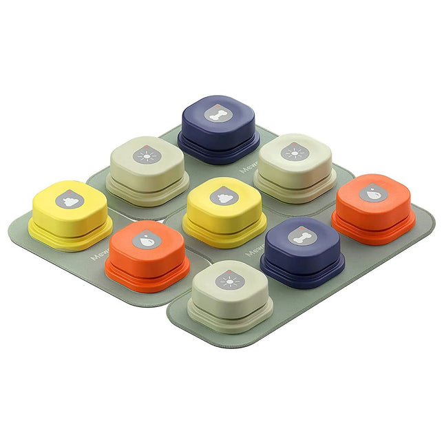 Interactive Dog Communication Button with Non-Skid Mat - Wnkrs