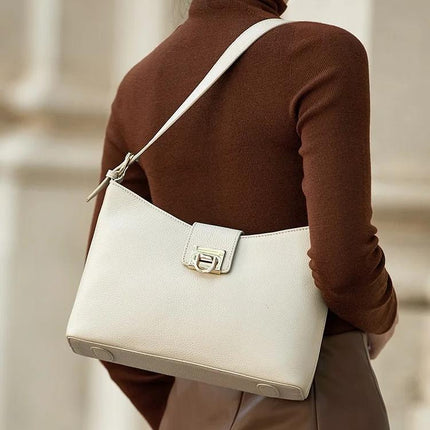 Sac à bandoulière de luxe 100 % cuir véritable