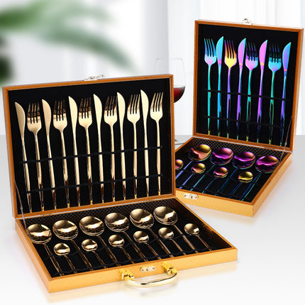 24pcs Luxury Cutlery Set - Wnkrs