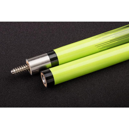 Deluxe Neon Green Fade 58" Composite 2-Piece Billiards Cue - Wnkrs