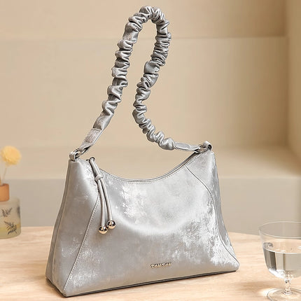 Sac à bandoulière de luxe en PU pour femme - Sac à bandoulière tendance et rangement pour cosmétiques