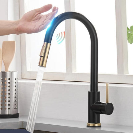 Gold Touch Sensor Kitchen Faucet - Wnkrs
