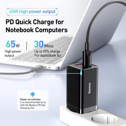 Ultimate 65W GaN Charger: Power Up Anywhere, Anytime