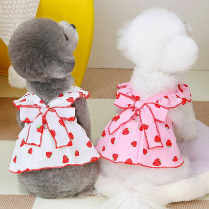 Robe d'été mignonne pour chien