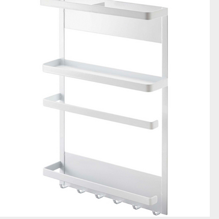 Refrigerator Rack Side Hanging Magnet Shelf Kitchen Refrigerator Storage Side Shelf Rack Paper Towel Rack - Wnkrs