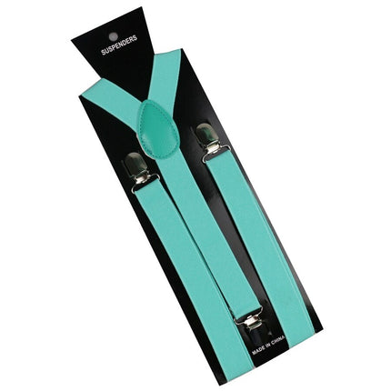 Men's Solid Color Y-Shaped Suspenders - Wnkrs