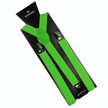 Men's Solid Color Y-Shaped Suspenders - Wnkrs