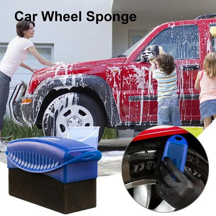 Premium Car Wheel Waxing and Polishing Sponge Brush Kit - Wnkrs