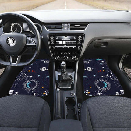 Galactic Outer Space Car Floor Mats - Wnkrs