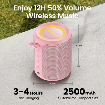 Mini haut-parleur portable sans fil avec étanchéité IPX7