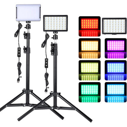 Luz LED para video con trípode de 160 cm