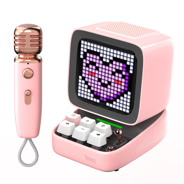 Enceinte Bluetooth Ditoo-Mic avec microphone karaoké et écran Pixel Art