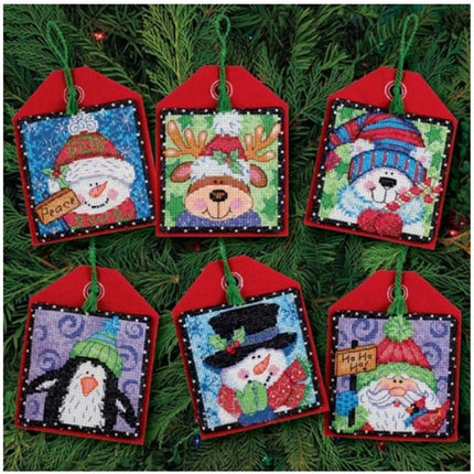 Cross stitch kit Christmas tree hanging - Wnkrs